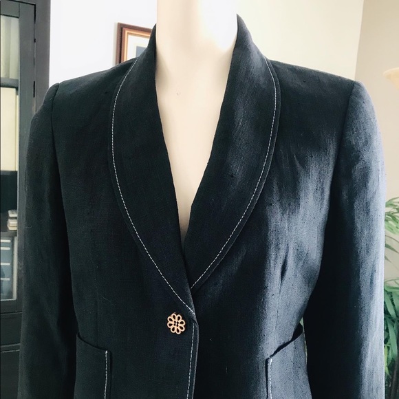 HARVE BENARD linen blazer - Picture 1 of 13
